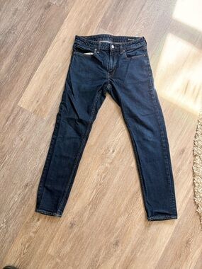 Dark Wash Slim BONOBOS Jeans - Dark Blue